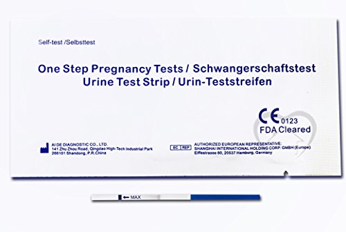 Teste de Gravidez ONE STEP 20 Testes (10 mui/ml) One Step - Equipamento de laboratório - gravidez, um passo, 20 testes
