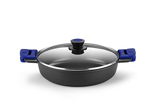 Panela BRAUN Advanced (Alumínio - Preto - 32 cm) Isogona - Utensílios de cozinha - alumínio, preto, 32 cm, 8 L