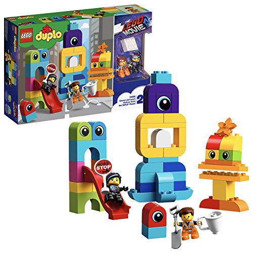 LEGO Duplo - A Visita ao Planeta Duplo de Emmet e Lucy (Idade Mínima: 2) LEGO - Blocos de encaixe - 2 anos, construção, imaginação, alienígenas