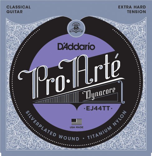 Set Cordas Guitarra Clássica DADDARIO PRO-ARTE DYNACORE GUITAR STRINGS D'Addario - Acessórios para guitarra - corda, guitarra clássica, núcleo composto, potencial de projeção, tom pleno