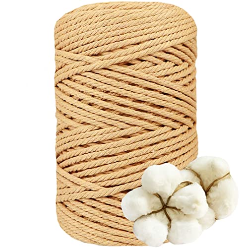 Fio para Tecido Macramé DXRPO 100m x 5 mm DXRPO - Fibras para artesanato - 100m, 5 mm, algodão, suave