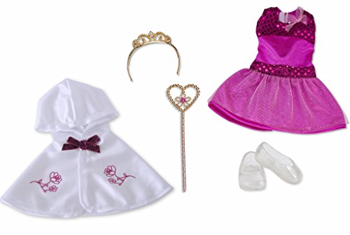 Nancy Dress for Dolls (Idade Mínima Recomendada: 3 anos) Nancy - Acessórios para bonecas e figuras de ação - vestido rosa, acessórios, boneca nancy, 3 anos