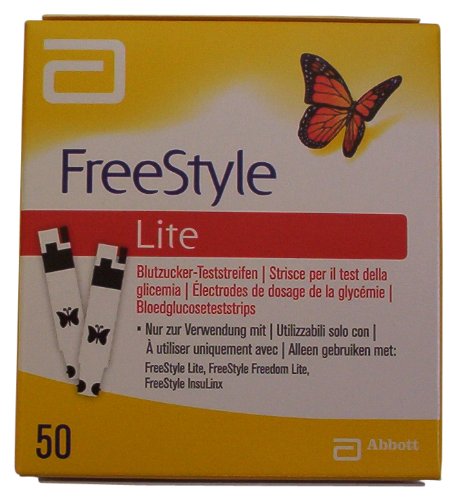 Medidor de glicemia para diabéticos FreeStyle Lite STR Glucose Meter (Recondicionado Como Nuevo) Freestyle Lite - Tiras de teste de glicose no sangue - medidor, glicemia, diabetes, glucometer