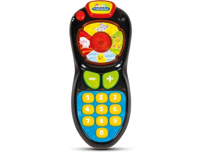 Jogo Didático CLEMENTONI 43999 (0.5 anos) CLEMENTONI - Controlos remotos - interativo, 10 botões numéricos, 4 botões animais, estimulação