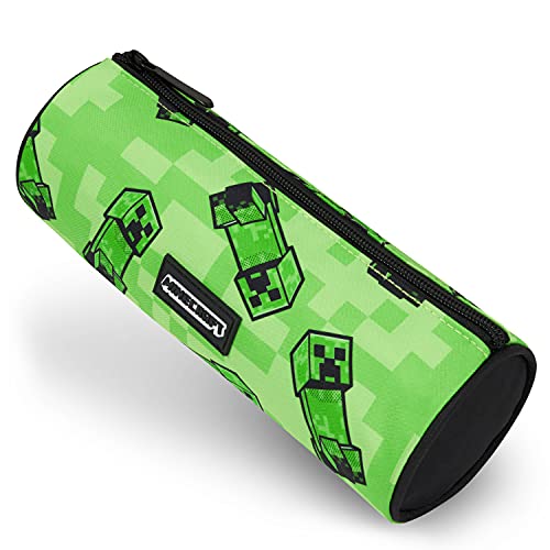 Estojo MINECRAFT (Multicor - Poliéster - 7.5 x 3 x 20 cm) Jacob Company - Estojos para canetas e lápis - minecraft, multicor, poliéster