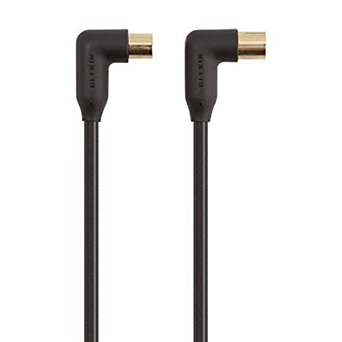 Cabo de Antena BELKIN (Coaxial - 2 m - Preto) Belkin - Cabos - 2 m, masculino/feminino, preto, RCA