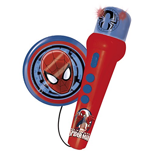 Microfone REIG SPIDERMAN (Spider Man) REIG - Áudio - luzes, sons, ritmo, melodia