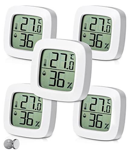 Termómetro de Parede JISSTA 5 Pcs (Recondicionado Como Novo) Jissta - Previsores do tempo e estações - termómetro, parede, jisssta, recondicionado