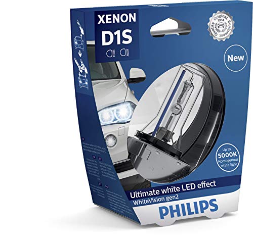 Lâmpada de Faról PHILIPS XENON WHITEVISION Philips - Iluminação de veículo a motor - xenon, whitenvision, lâmpada de farol