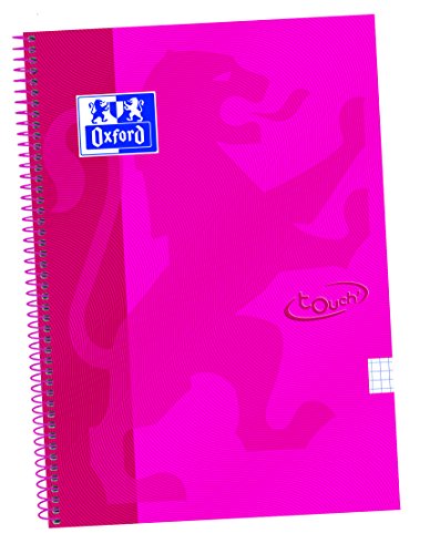 Caderno OXFORD Touch (A5 - Quadriculado - 21x29.7cm) Oxford - Cadernos e bloco de notas - quadriculado, 21x29.7cm, soft touch, resistente