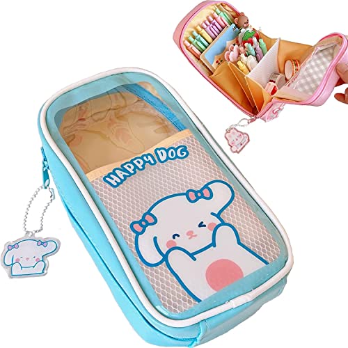 Estojo de Lápis LILOVE Kawaii (Multicor - Poliéster) chiLUER - Estojos para canetas e lápis - poliéster, multicor, kawaii
