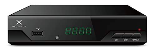 Receptor de TV XOBLIVION XOB-DECOD-ETH (DVB - T2) XOBLIVION - Áudio - dvb-t2, hdmi, RCA, usb