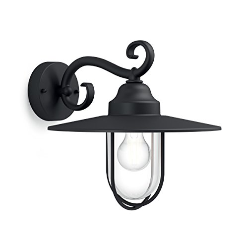Luz Exterior PHILIPS BY SIGNIFY 1627030PN Philips - Luminárias de parede - preto, alumínio, lanterna, 60 W
