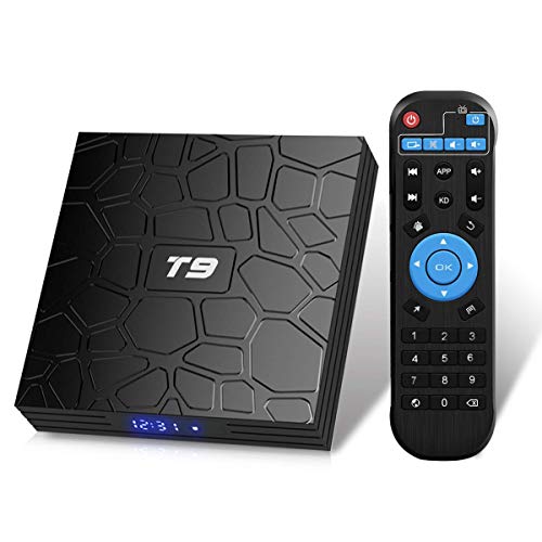 Box de televisão com cabo e sem fios T9 Android 9.0, 4GB RAM/32GB ROM RK3318 Quad-Core Media Box HaiFen - Computadores - Android 9.0, quad core, 4GB RAM, 32gb rom