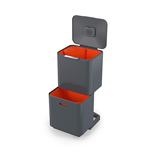 Caixote do Lixo JOSEPH JOSEPH Intelligent Waste Joseph Joseph - Lixeiras e cestos de lixo - reciclagem inteligente, duas caixas, compartimento extra, elegante