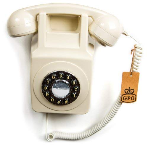 Telefone sem fio GPO 746 Retro | Branco (Telefone Sem Fios) Gpo - Telefonia - telefone sem fio, gpo 746, retro, branco
