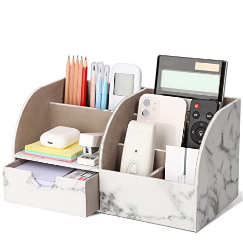 Organizador de Secretária GORESE Marble Branco GORESE - Organizadores de mesa - organizador, secretária, marble branco