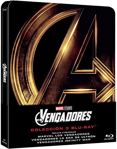 Blu-Ray Trilogía: Avengers (Edición en Español) (4K Ultra HD) Marvel - Downloads de música digital - trilogia, avengers, 4k ultra hd, estuche metálico