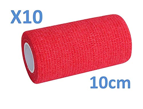 Venda Adesiva COHESIVE Red (10 Unidades) PintoMed - Fita médica e bandagens - adesiva, cohesive, red, 10 unidades