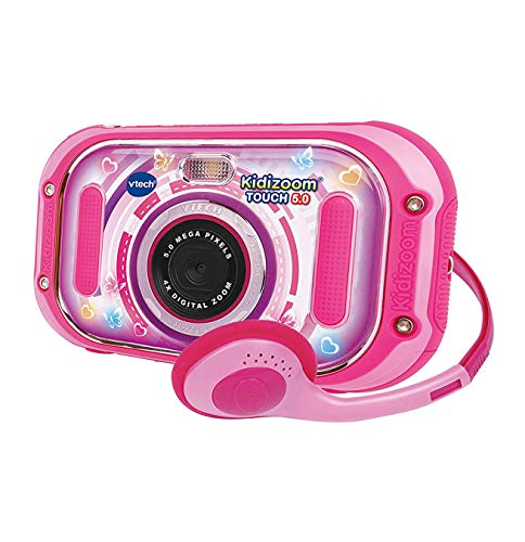 Máquina Fotográfica Instantânea VTECH Kidizoom Touch 5.0 Rosa VTech - Câmeras digitais - ecrã tátil, vídeo, jogos, edição de fotos