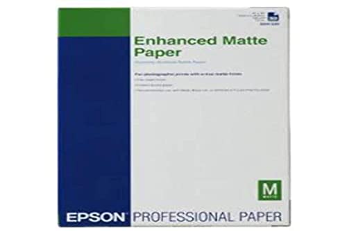 Papel para Plotter EPSON Enhanced Paper DIN A3+ (192 g/m²) Epson - Papel de impressora e copiadora - 192 g/m², din a3+, 330 x 494 mm, 100 folhas