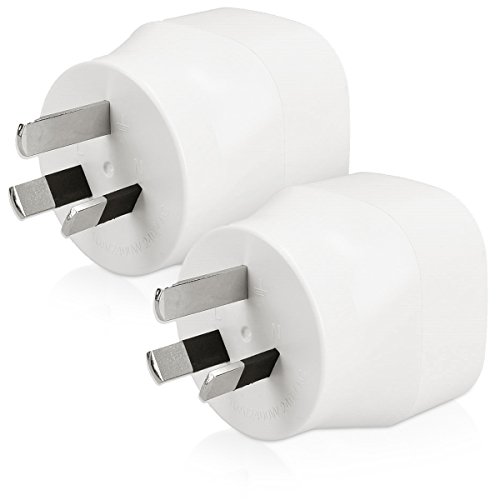 Adaptador KWMOBILE 2x (Australia - Branco) Kw-Commerce - Conversores e adaptadores de viagem - adaptador, austrália, branco, 2x tomadas