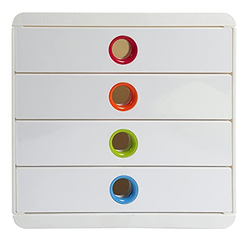 Arquivador EXACOMPTA Big-box (Branco - Polipropileno - A4) EXACOMPTA - Gavetas de armazenamento doméstico - branco, polipropileno, a4, 27.8x34.7x26.7 cm