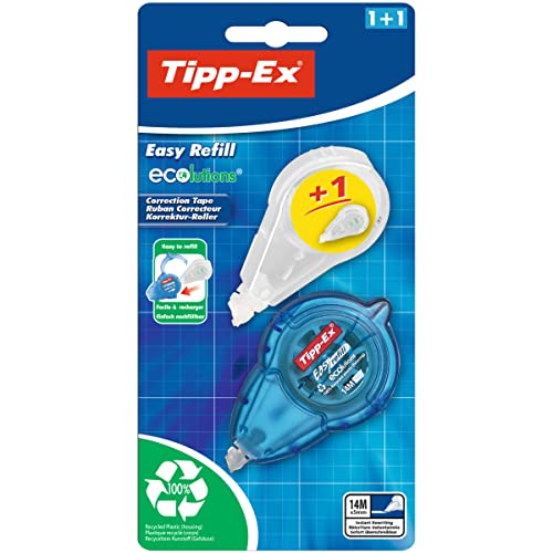 Fita Correctora Recarregável TIPP-EX Branco (1 Unidade) BIC - Correção de fluídos, canetas e fitas - recarregável, branco, adesiva, resistente