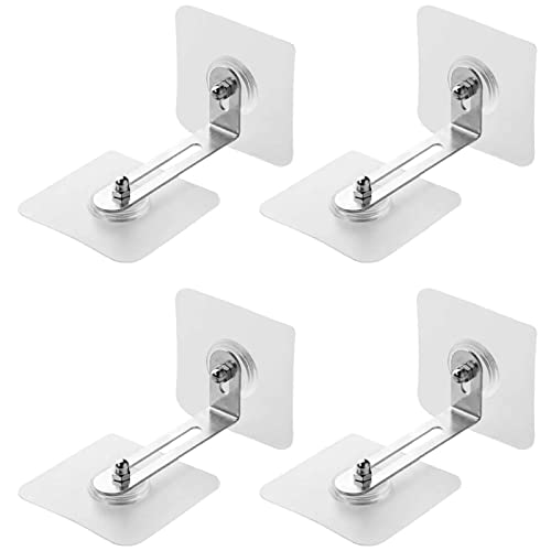 Suporte de Parede para TV 4 Pcs Anclaje Mueble Pared (27.8x1.6x0.8 cm) KYSUN - Móveis para bebês e crianças pequenas - aço inoxidável, 27.8x1.6x0.8 cm, transparente