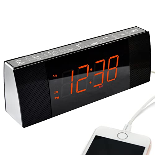 Rádio Despertador ITOMA CKS503 (Preto - Digital - Função Snooze - Corrente) iTOMA - Áudio - digital, snooze, corrente