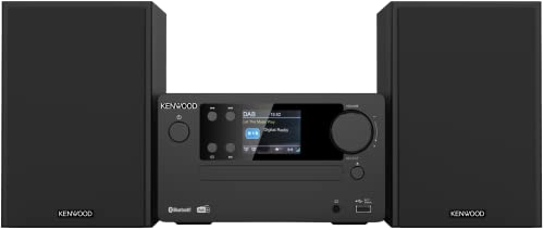 Micro Sistema KENWOOD M725DBB (Bluetooth) Kenwood - Reprodutores de áudio e gravadores - micro, sistema, bluetooth