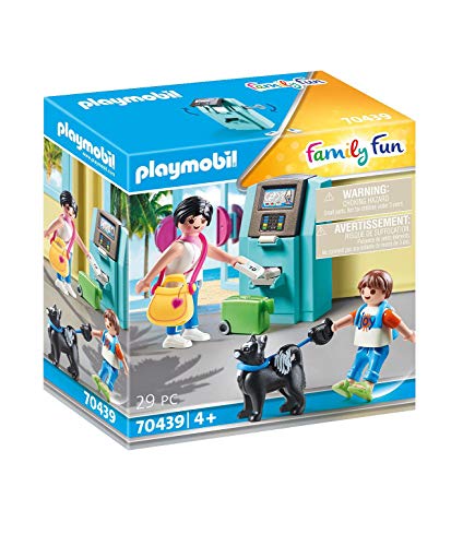 Playmobil Family Fun 70439 vacaciones con ATM PLAYMOBIL - Conjuntos de brinquedos - plástico, escala 1:6, acessórios, cajero automático