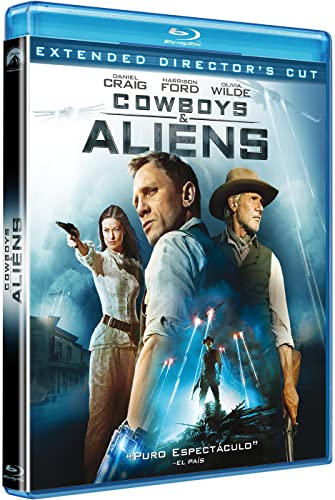 Cowboys and Aliens (Edição em Espanhol) (Blu-ray) DIVISA RED S. A. - Dvds e vídeos - blu-ray, cowboys and aliens, daniel craig, olivia wilde, harrison ford