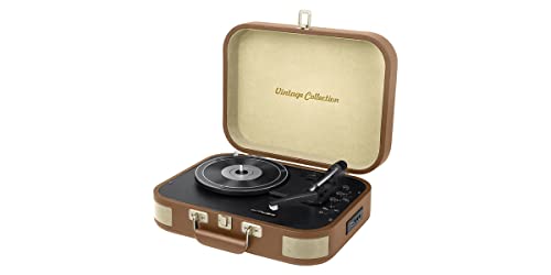 Gira-Discos Muse MT-501ATC Preto, Prateado Muse - Áudio - 3 velocidades, preto prateado, 5W, 0,1% THD