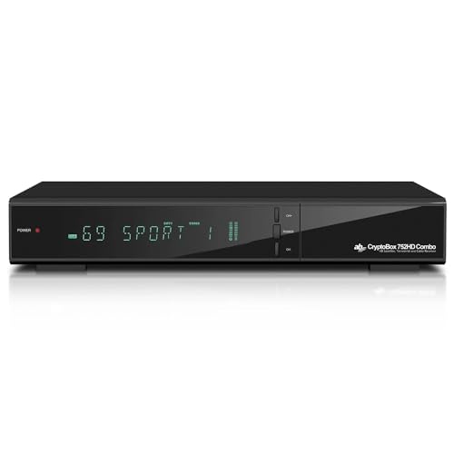 Receptor de TV AB CRYPTOBOX 752 HD (Full HD) AB-Com - Áudio - full hd, dvb-t2/s2/c, usb