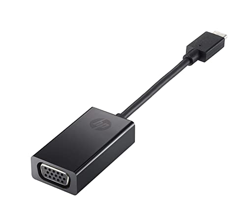 Adaptador de Cabo de Vídeo HP U3V14AA USB C D-Sub HP - Adaptadores de cabos de áudio e vídeo - usb-c, vga, portátil, compacto