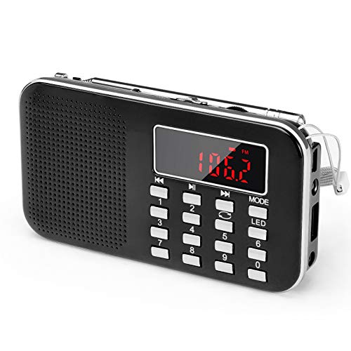 Rádio PRUNUS J-908 (Preto - Digital - AM/FM - Pilhas) prunus - Radios - digital, am/fm, portátil, pilhas
