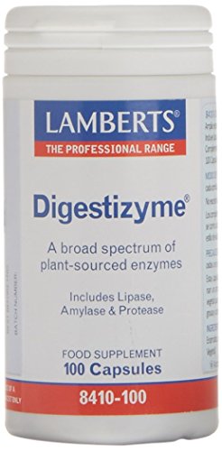 Suplemento Alimentar LAMBERTS Digestizyme (100 cápsulas) Lamberts - Vitaminas e suplementos - suplemento alimentar, digestizyme, cápsulas