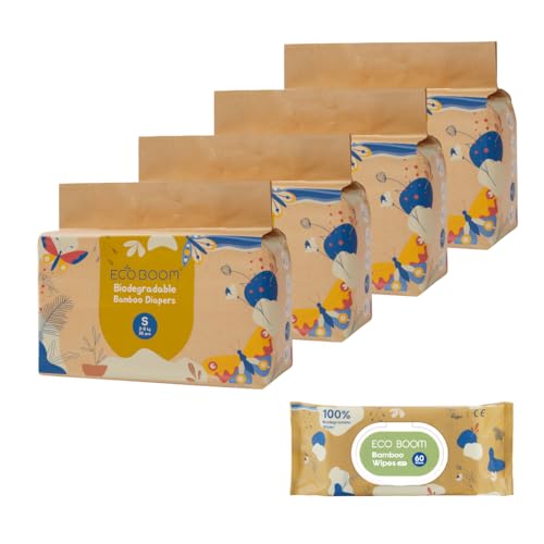 Fraldas EcoBoom Joy 100% Orgânicas (Pack de 4) ECOBOOM - Roupa interior - orgânicas, pack de 4