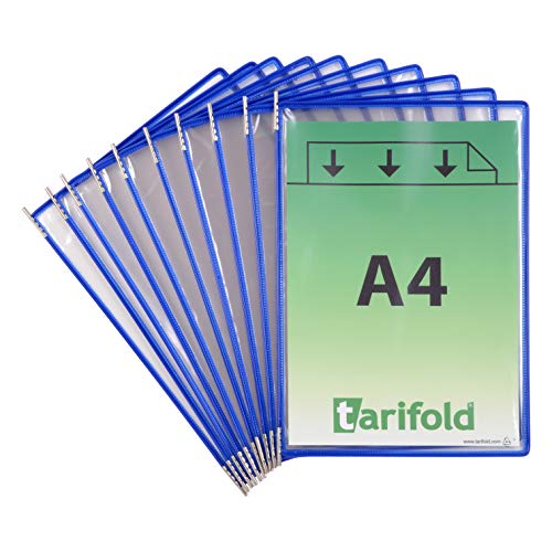 Portefólio TARIFOLD 114001 (A4 - Azul) TARIFOLD - Pastas e capas de relatório - a4, azul, pvc, antireflexo