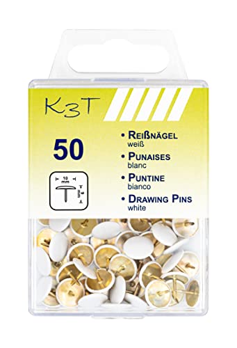 Conjunto de Brocas e Pregos K3T 48088 | Branco (Ferramentas) TSI Schreibwaren Import GmbH & Co. KG - Alfinetes e tachas - brocas, pregos, metal, madeira, plástico