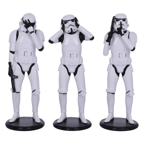 Figura de Ação STAR WARS Original Stormtrooper (Idade Mínima Recomendada: 4 anos) Nemesis Now - Obras de arte - stormtrooper, conjunto, 14cm, metal