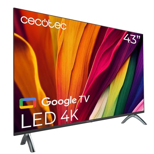 TV CECOTEC Smart TV Alu400 (LED - 43'' - 109 cm - 4K Ultra HD) Cecotec - Televisores - led, 43 polegadas, 4k ultra hd