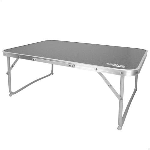 Mesa de Campismo AKTIVE Dobrável (Alumínio - 60 x 40 x 25 cm) AKTIVE - Conjuntos de móveis - dobrável, alumínio, 60x40 cm, transportável