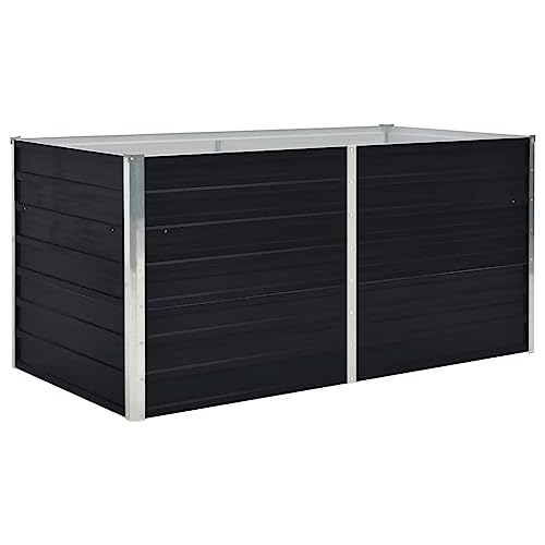 Vaso VIDAXL para Plantas (Aço - 160 x 80 x 45 cm) vidaXL - Móveis de exterior - aço, 160 x 80 x 45 cm