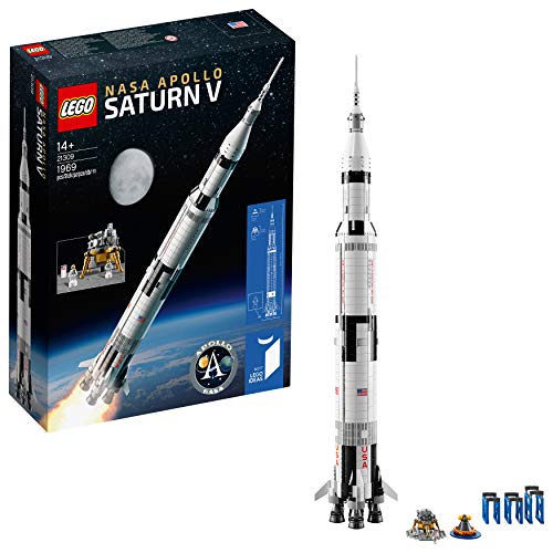 LEGO Ideas - NASA Apollo Saturno V 21309 (Idade Mínima Recomendada: 7 anos) LEGO - Blocos de encaixe - lego, nasa apollo, saturno v, foguetão, lua, módulo