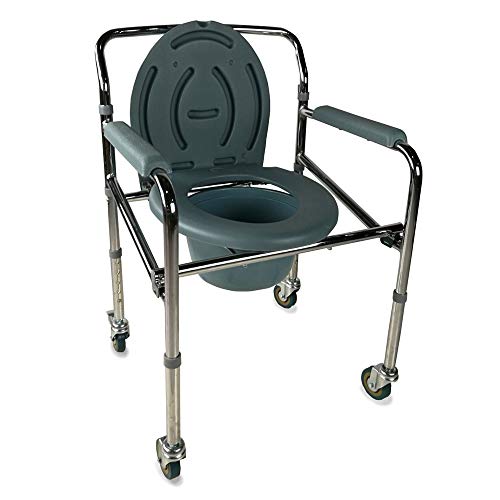 Móvel de WC MOBICLINIC 2 em 1 (Castanho - Aço) Mobiclinic - Cuidados de saúde - móvel, wc, 2 em 1, castanho, aço