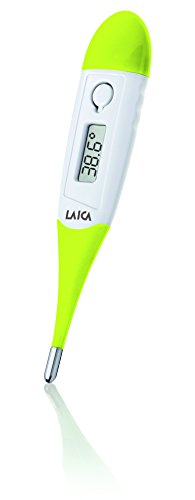 Termómetro Digital LAICA Th3302 (Branco) Laica - Termómetros médicos - digital, visor lcd, febre, lavável