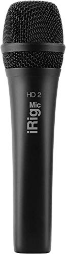 Microfone IK MULTIMEDIA iRig Mic HD 2 (Preto) IK Multimedia - Microfones - condensador digital, iphone, ipad, Mac/PC