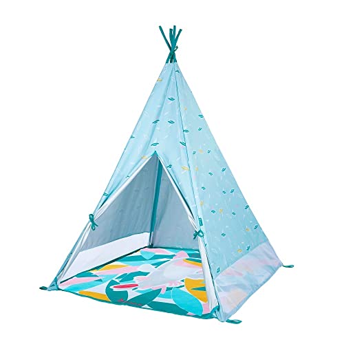 Cama de Campismo BADABULLE Tipi Jungle (100 x 100 x 120 cm) BADABULLE - Equipamento de jogo ao ar livre - cama, campismo, badabulle, tipi jungle, bebé, jardim